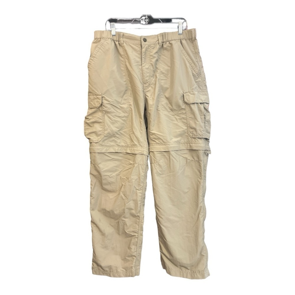 REI Khaki Convertible Cargo Nylon Pants Size XL‎ 32L M1